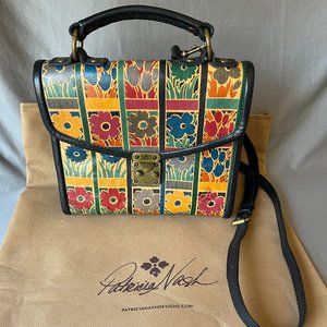 Patricia Nash Simona handbag in Floral Square pattern